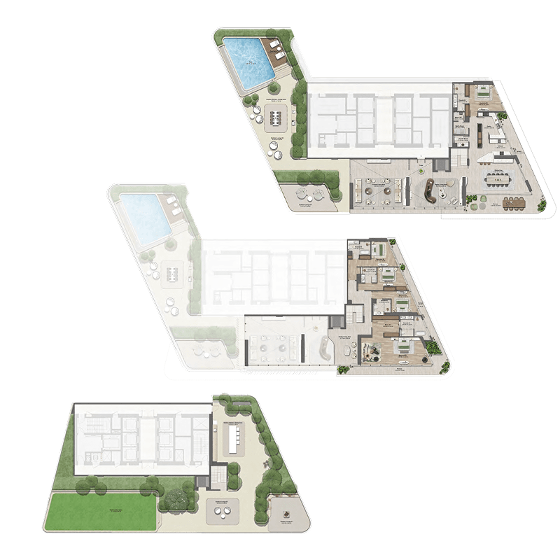 5 Bedrooms floor plan
