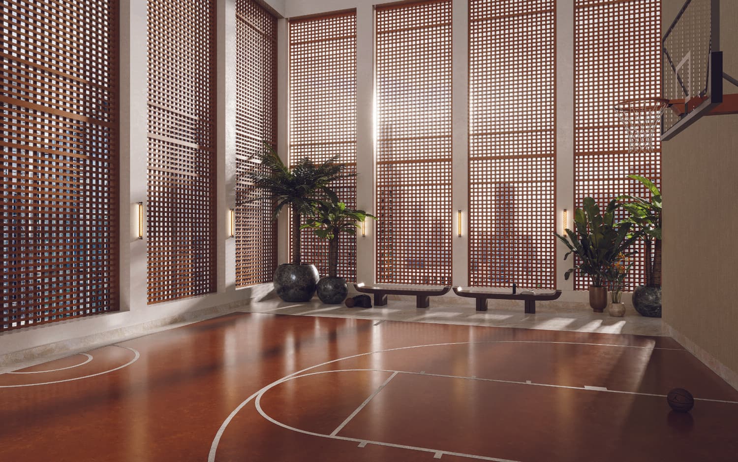 Semi-Basketball Court