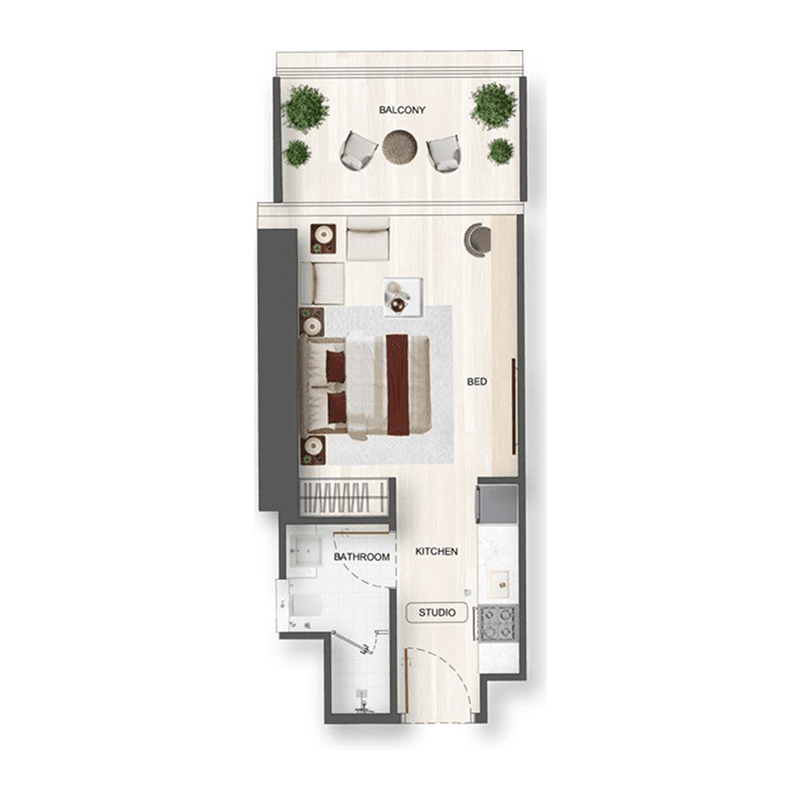 Studio floor plan