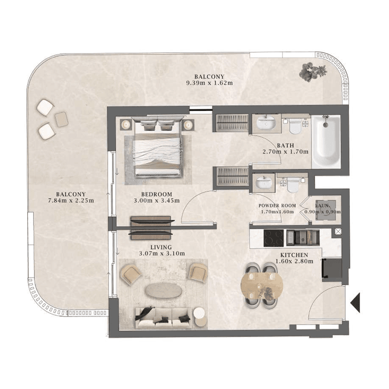 5 Bedrooms floor plan