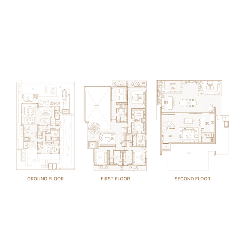 5 Bedrooms floor plan