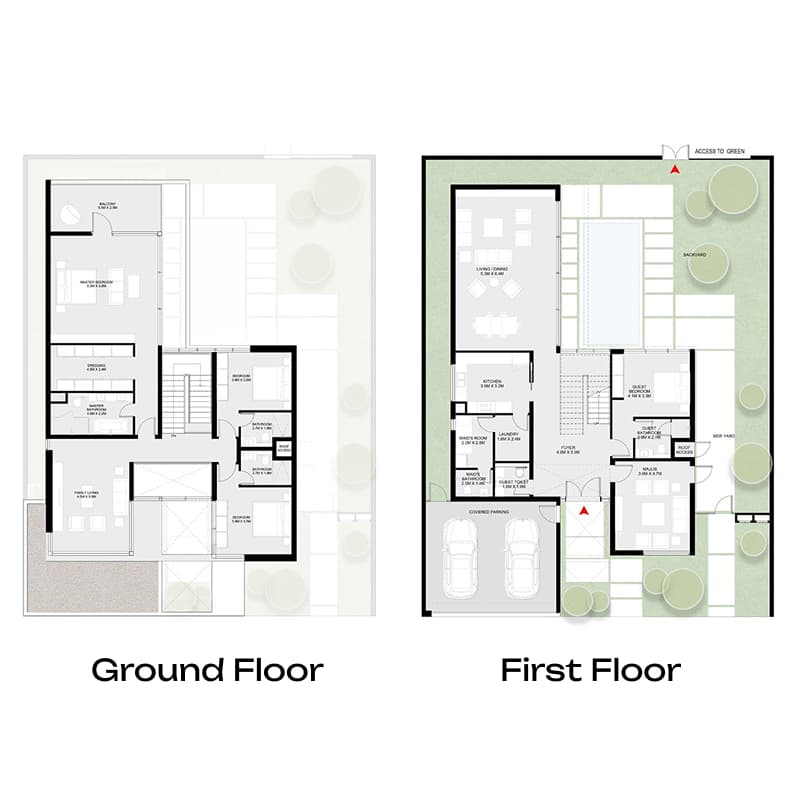 4 Bedrooms floor plan
