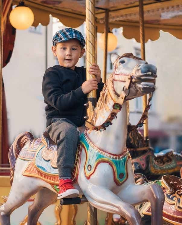Kids Play Areas In The Courtyard