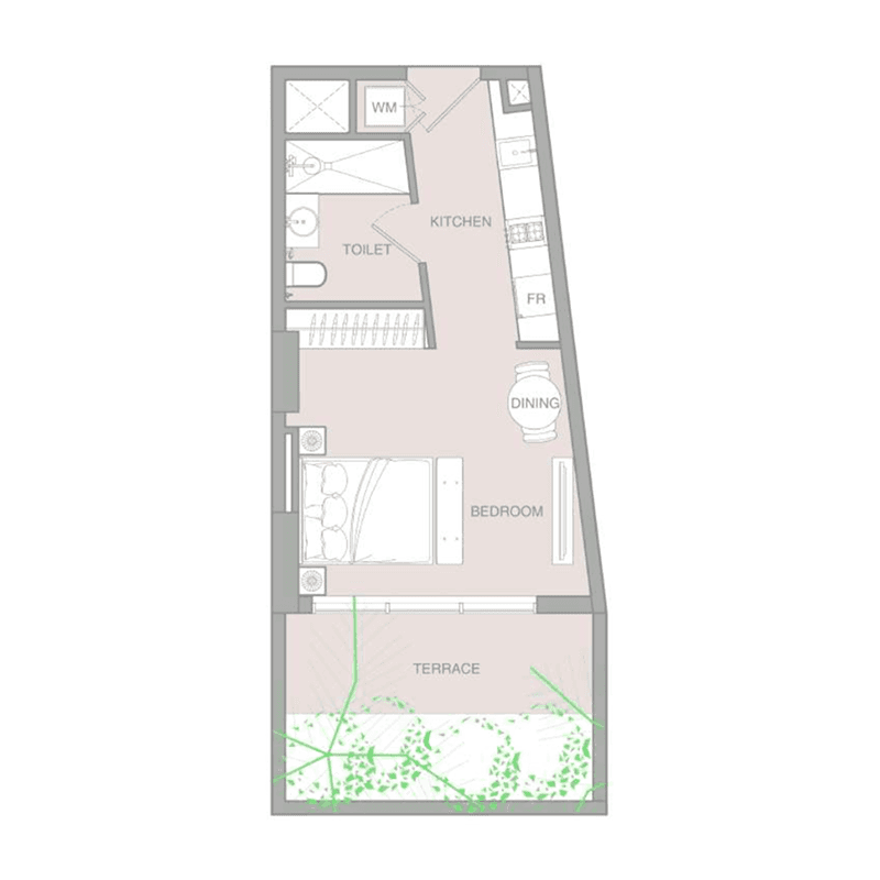 Studio floor plan