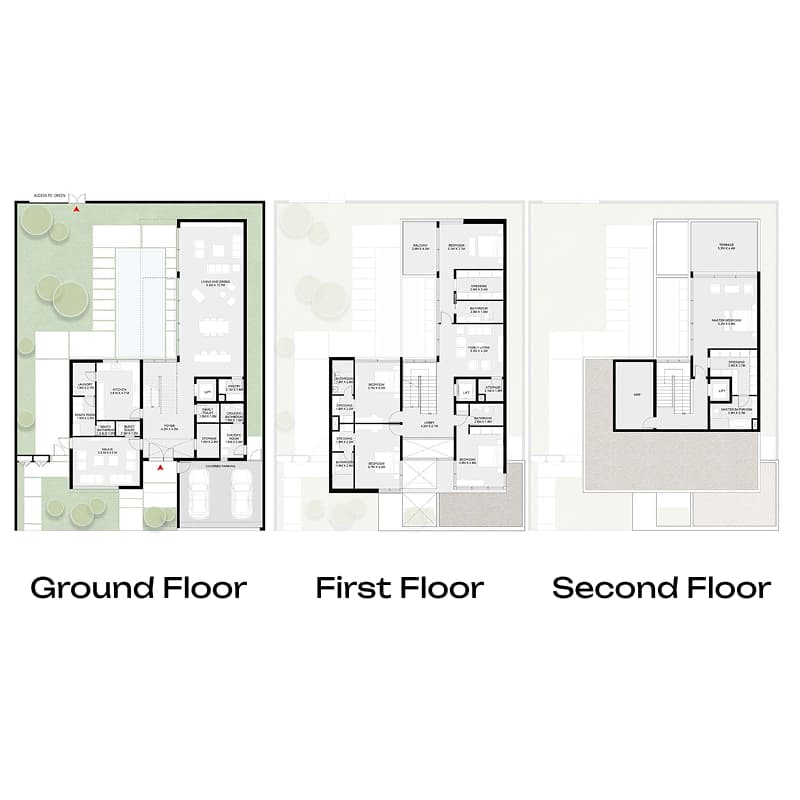 5 Bedrooms floor plan