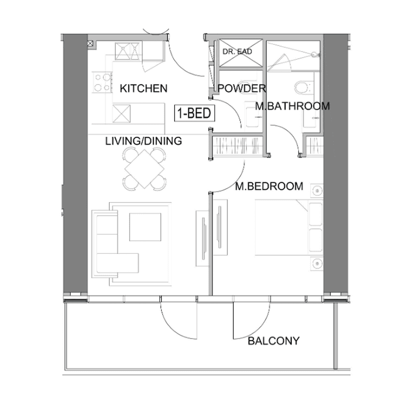Studio floor plan