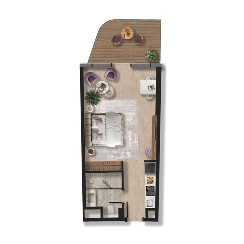 Studio floor plan