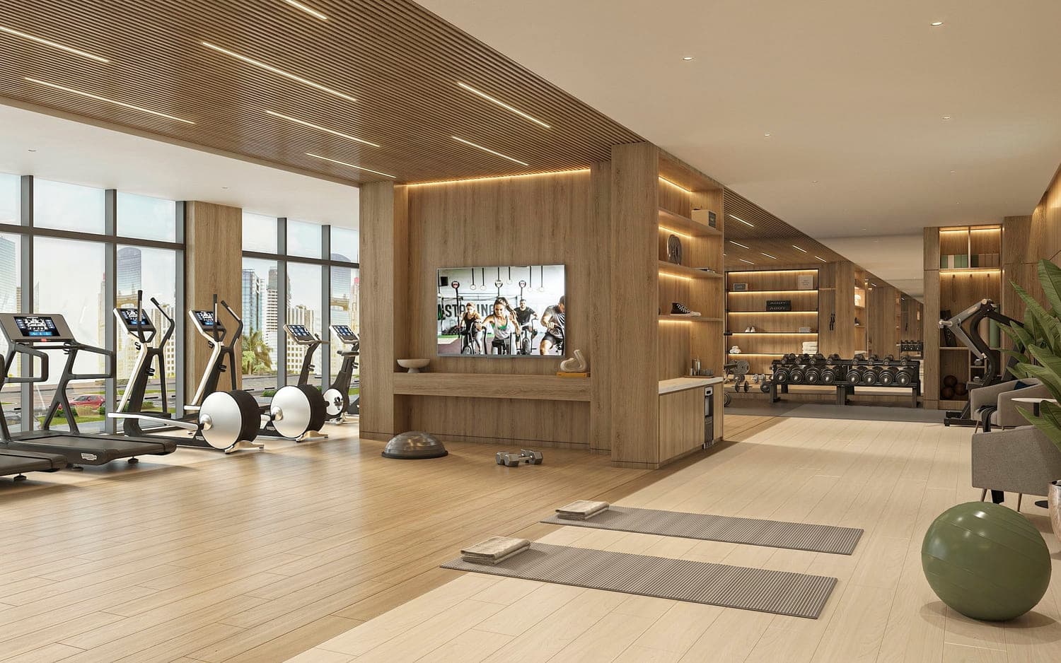 Fully-equipped Gym