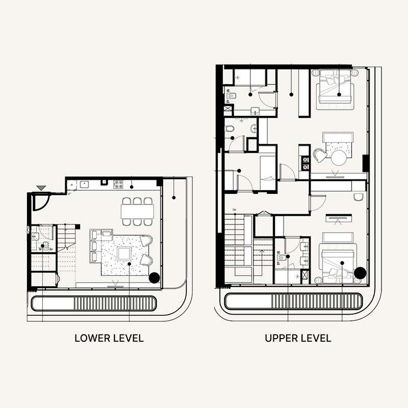 2 Bedrooms floor plan