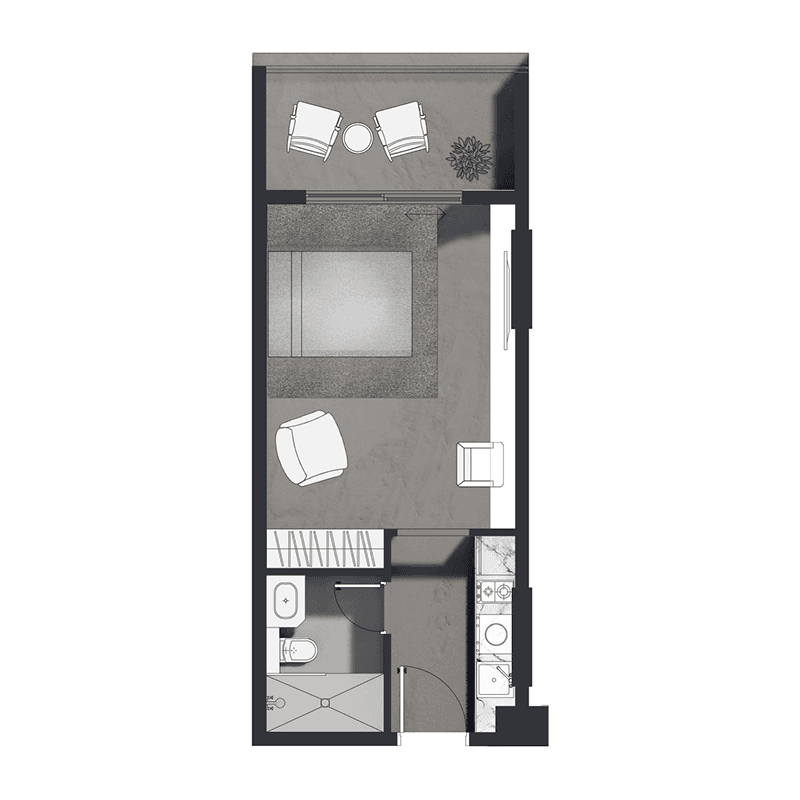 Studio floor plan