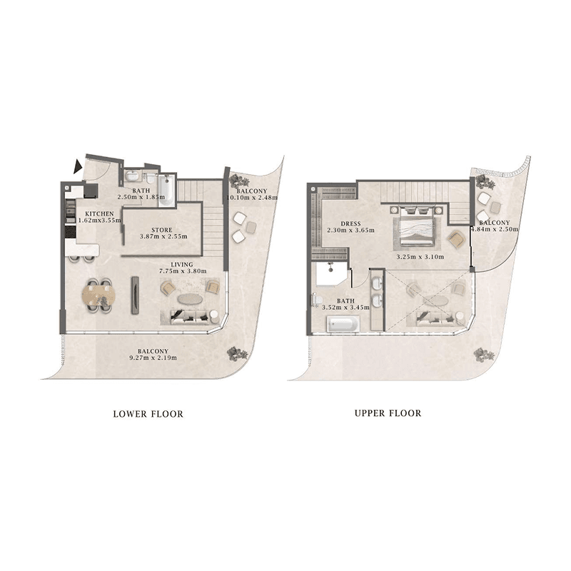 5 Bedrooms floor plan
