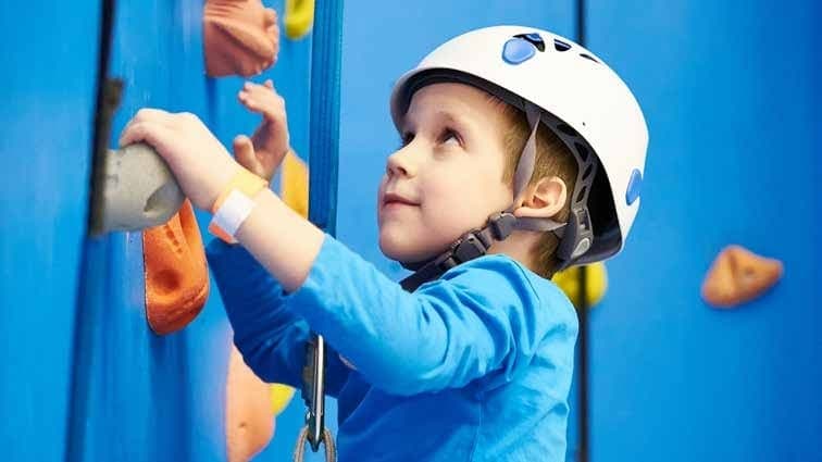 Indoor and outdoor kids play areas