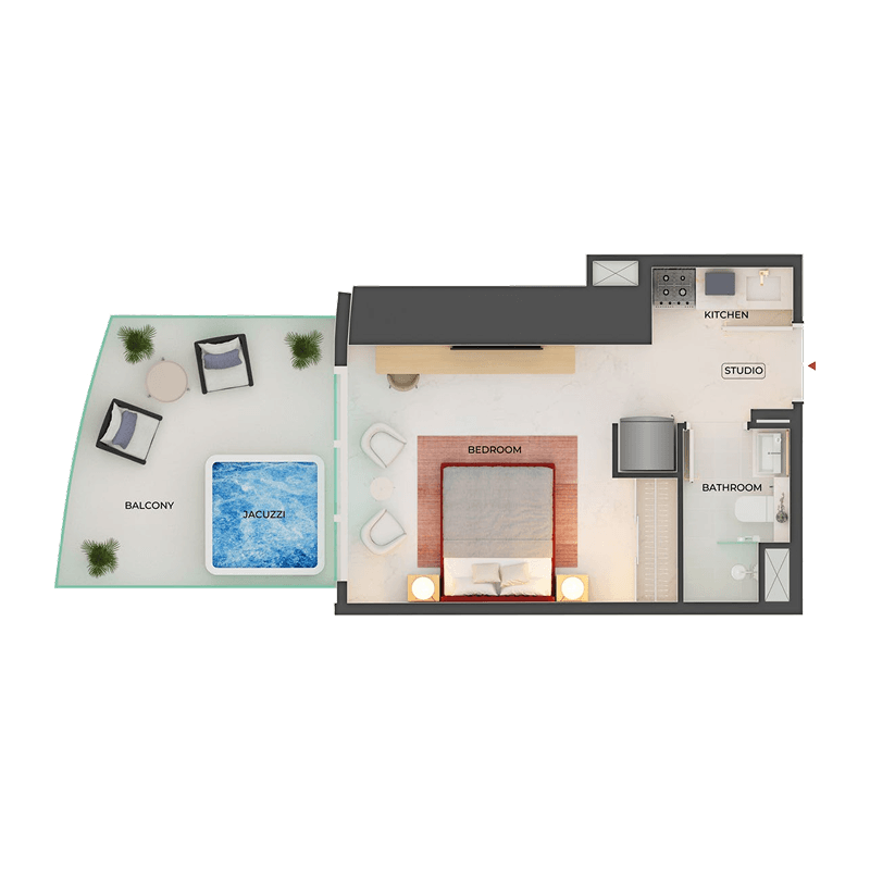 Studio floor plan