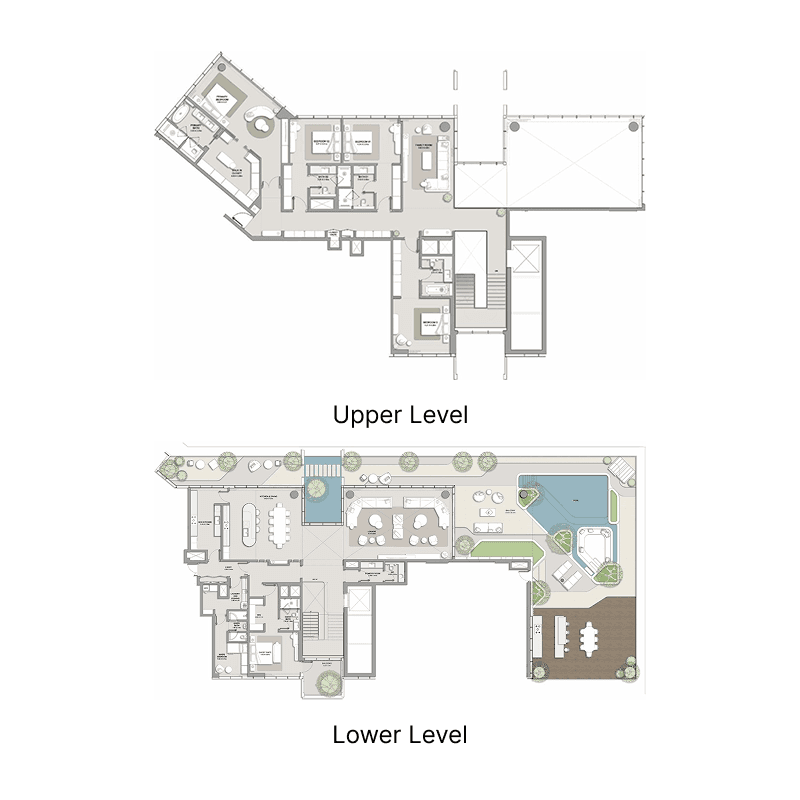 5 Bedrooms floor plan