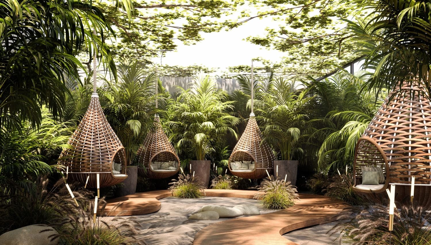 Forest Relaxation Pods