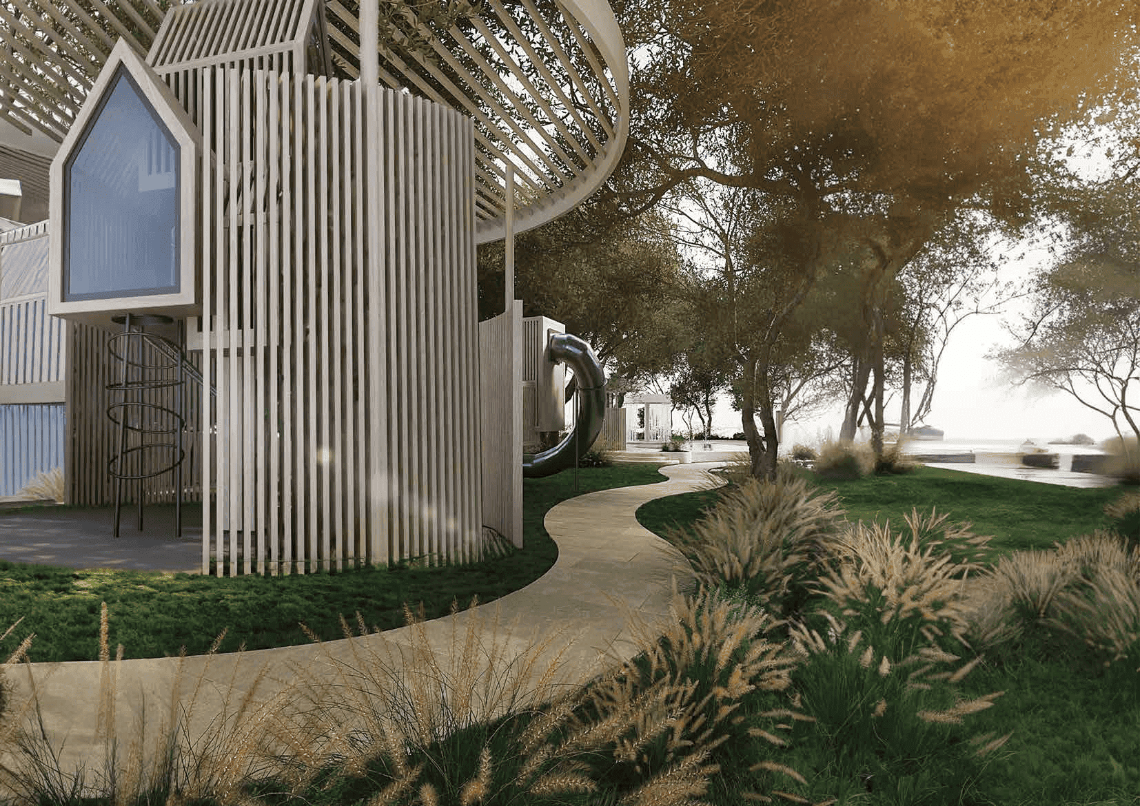 Green Pathways For Jogging