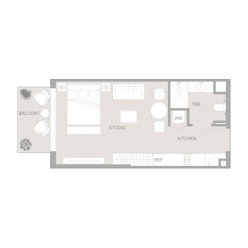 Studio floor plan