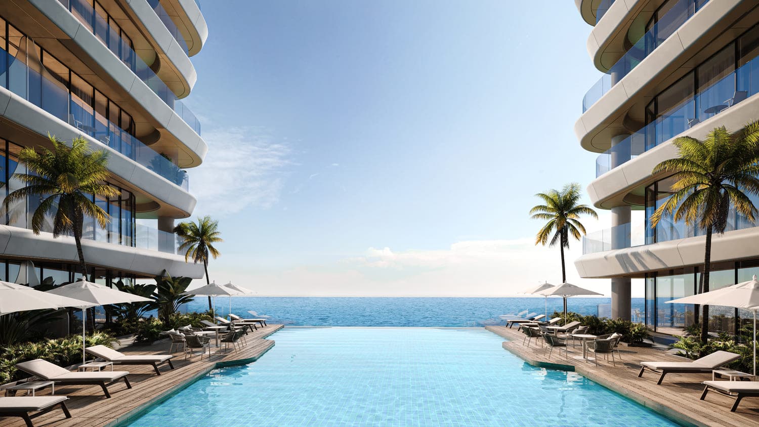 Separate Resort Pools