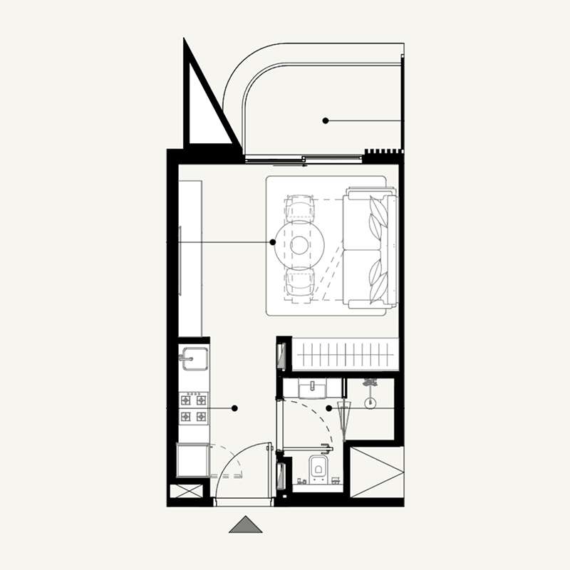 Studio floor plan