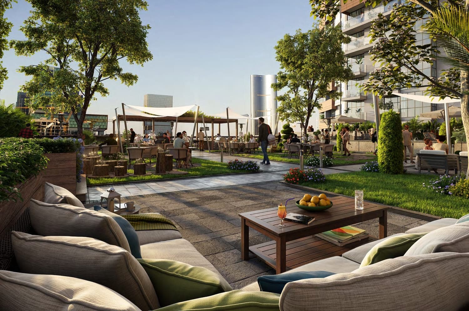 Shaded Seating Areas