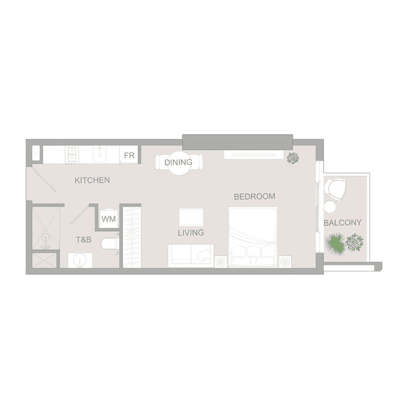 Studio floor plan