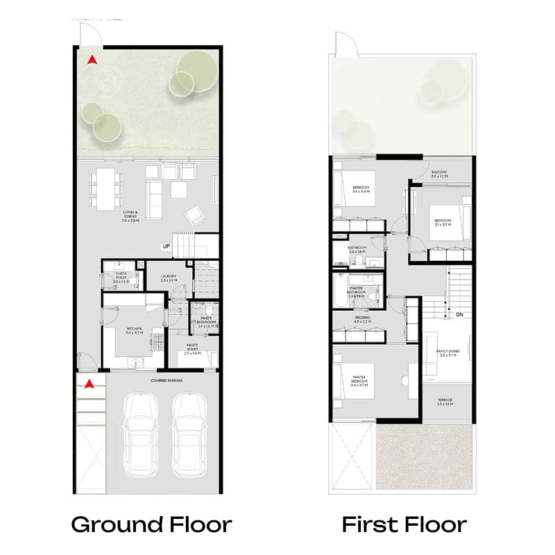 5 Bedrooms floor plan