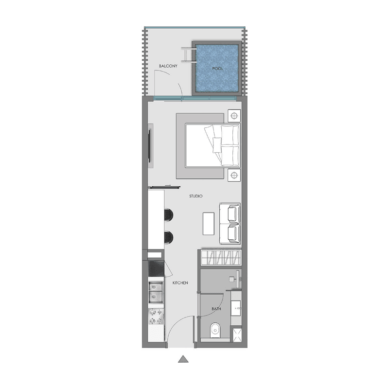 Studio floor plan