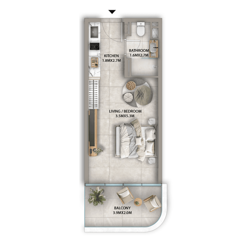 Studio floor plan