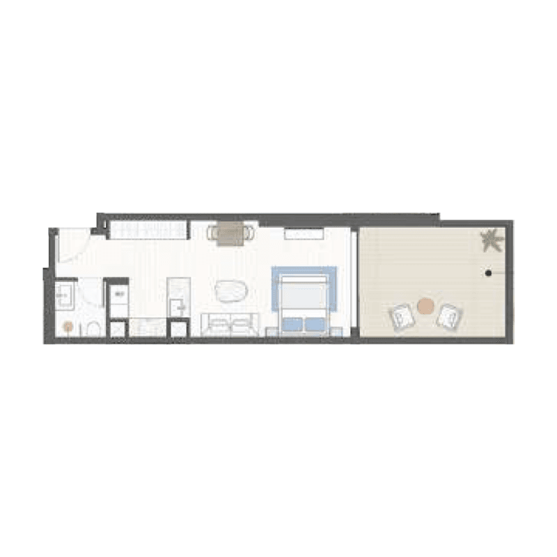 Studio floor plan