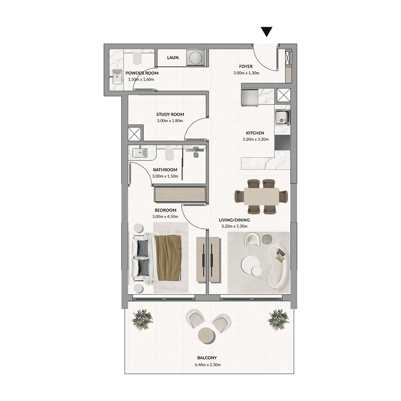 5 Bedrooms floor plan