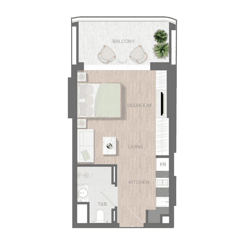 Studio floor plan