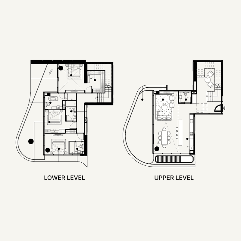 3 Bedrooms floor plan