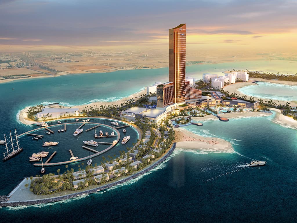 The administrative center of the emirate of Ras al-Khaimah.