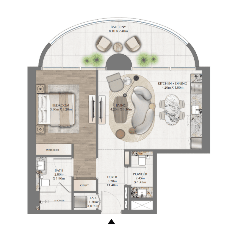 Apartment floor plan