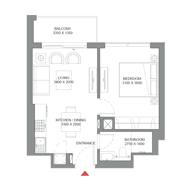 Apartment floor plan