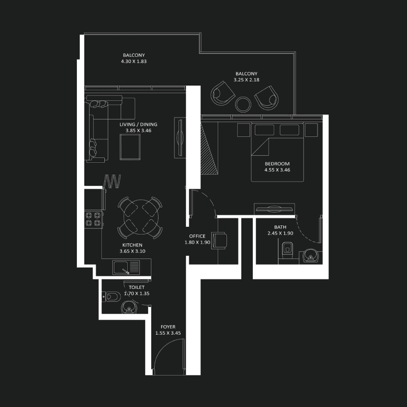 Apartment floor plan