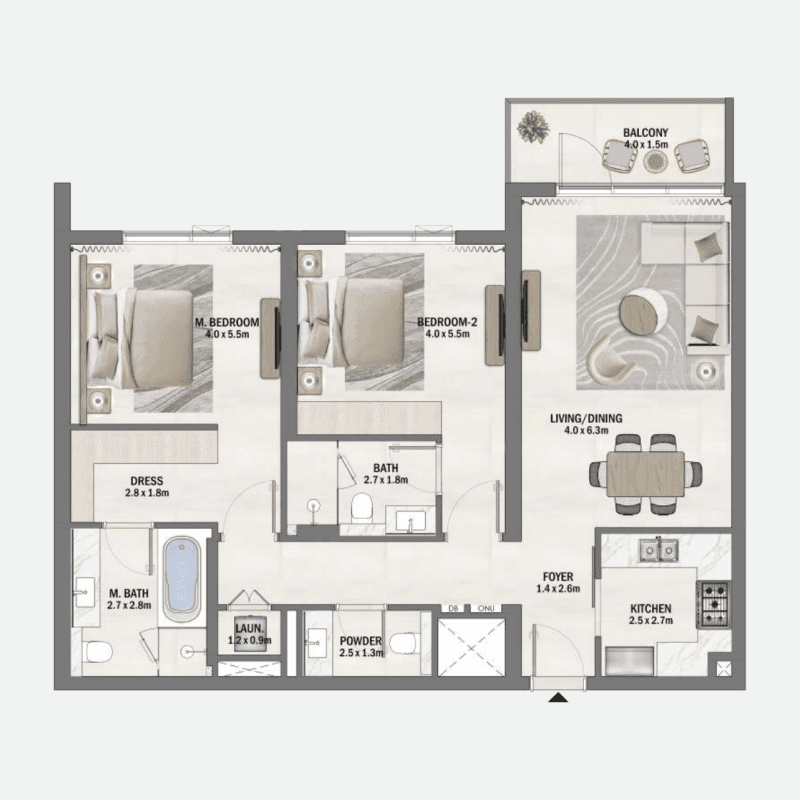 Apartment floor plan
