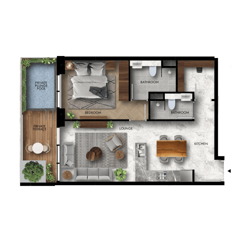 Apartment floor plan