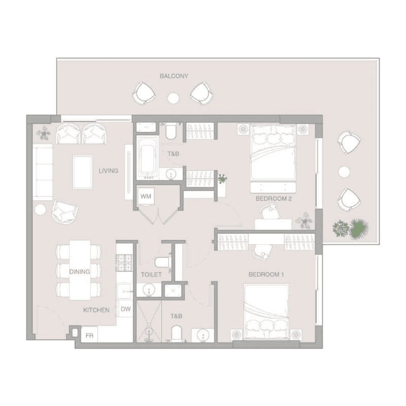 Apartment floor plan