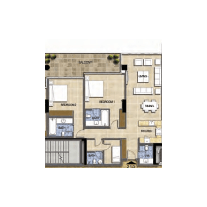 Apartment floor plan