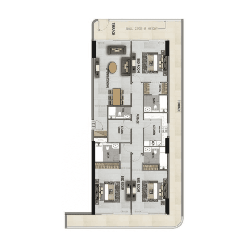 Apartment floor plan