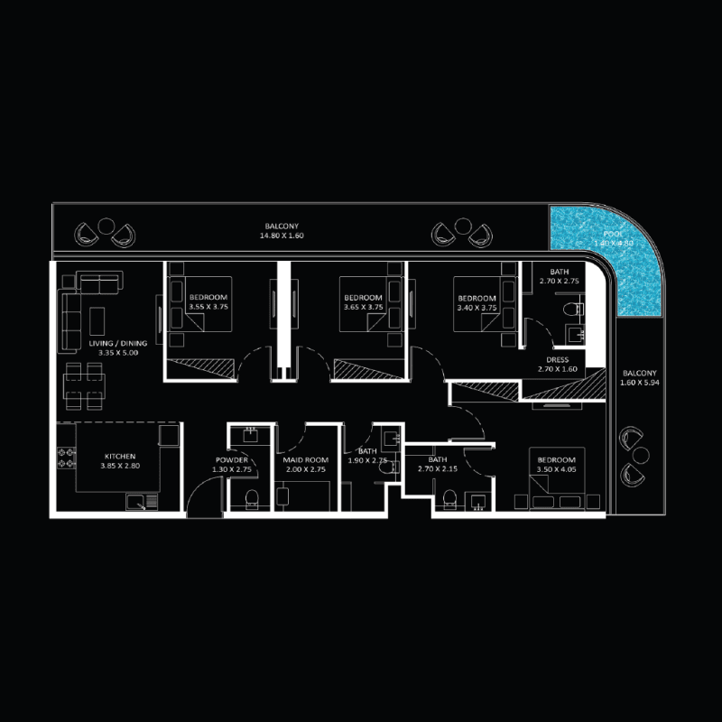 Apartment floor plan