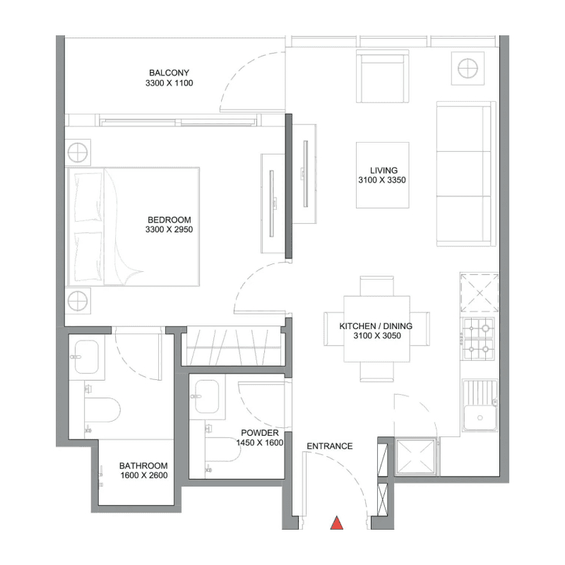 Apartment floor plan