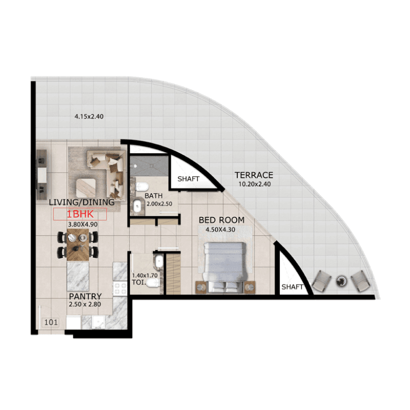 Apartment floor plan