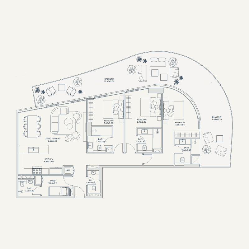 Apartment floor plan