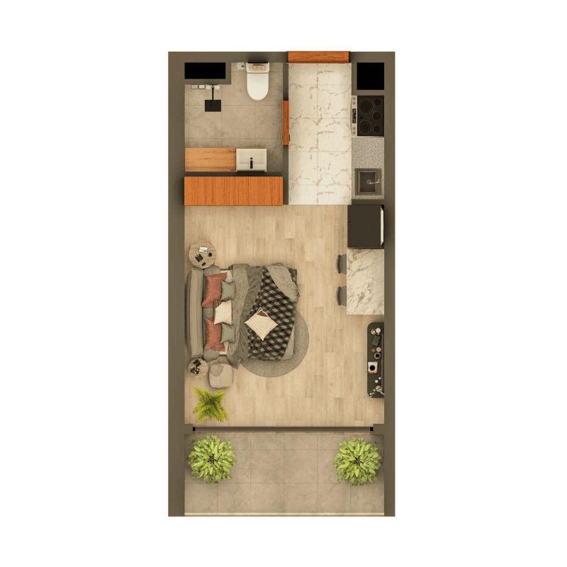 Apartment floor plan