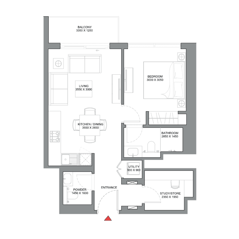 Apartment floor plan
