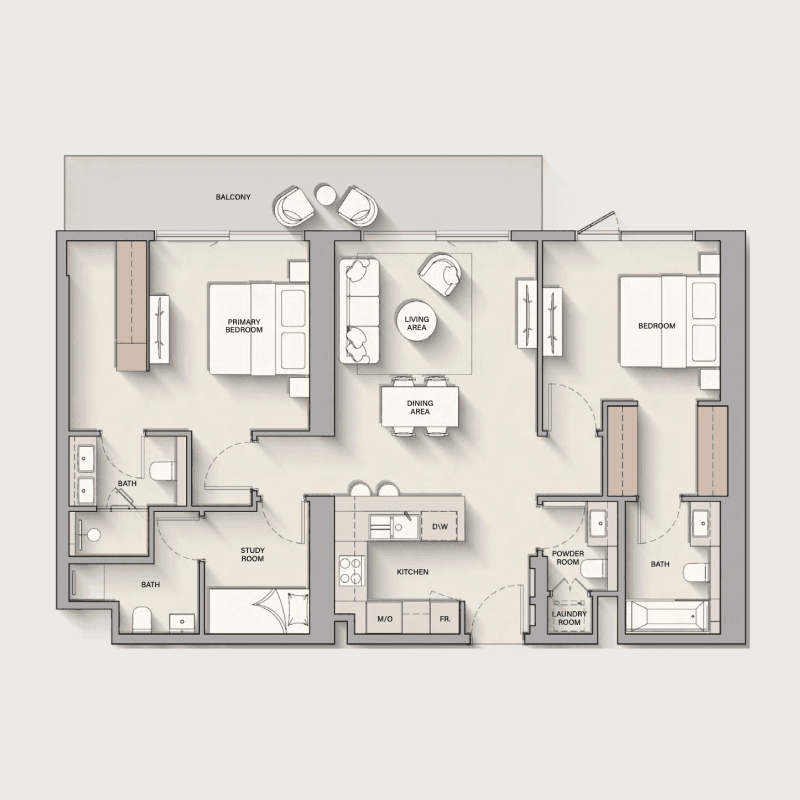 Apartment floor plan