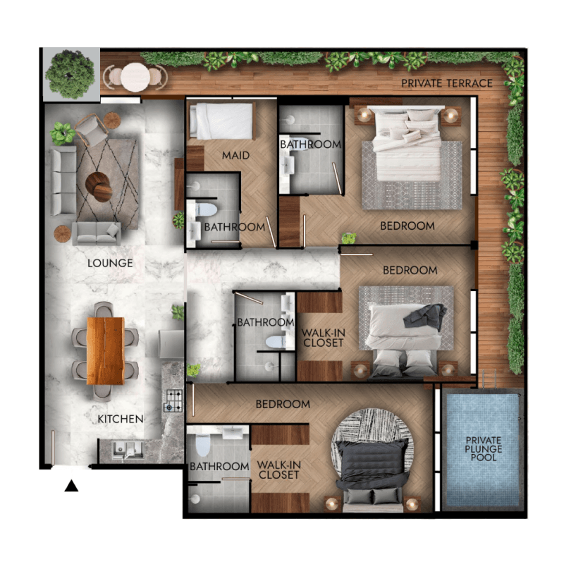 Apartment floor plan
