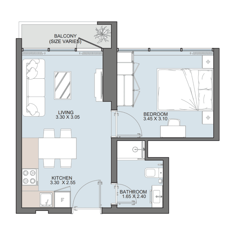 Apartment floor plan